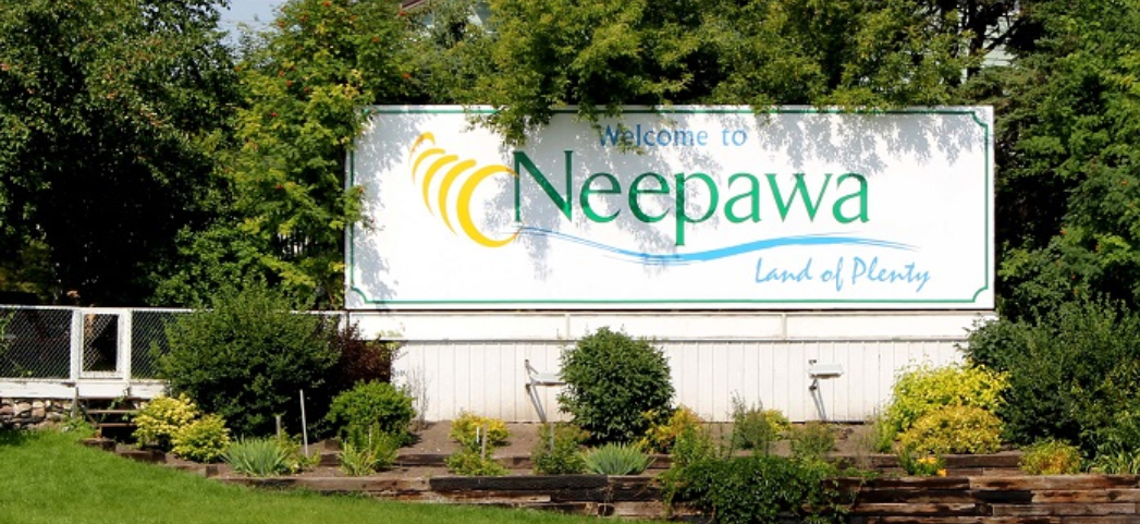 Panneau pour la ville de Neepawa