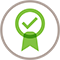 Icon of an award badge