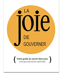 Couverture du rapport sur La joie de gouverner